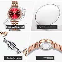 Montre à quartz pour femme POEDAGAR 366, ultra-fine, étanche et lumineuse, cadeaux sélectionnés pour les anniversaires de femmes