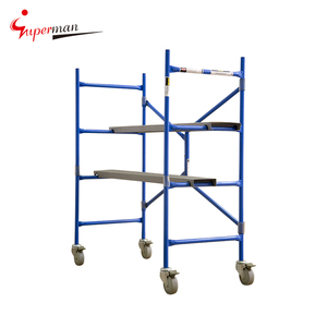 Pasokan pabrik Q235 plataforma perancah bingkai H baja galv Anis perancah tangga Jangkauan Jalan Yang dapat dilipat - Product Image 5