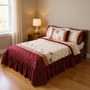 Juego de Edredón Doble Ruby con Diseño Floral, Estilo Clásico, para Todas las Temporadas - Product Image 2