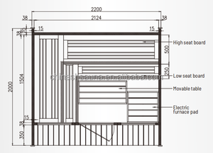 Stufa per Sauna Moderna <span class=keywords><strong>a</strong></span> <span class=keywords><strong>Legna</strong></span> <span class=keywords><strong>di</strong></span> Abete Carbonizzato con Pannello <span class=keywords><strong>di</strong></span> Controllo, per Uso Interno/Esterno, Grande Capacità - Product Image 6