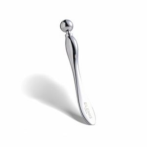 Aplicador de Crema para Ojos Plateado con Etiqueta Personalizada, Varita de Masaje de Belleza, Cuchara Cosmética, Espátula Cosmética de Metal - Product Image 6