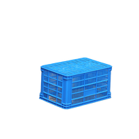 Panier de manutention en plastique 450*305*240mm, caisses de déménagement en plastique pour entrepôt de fruits et stockage de légumes