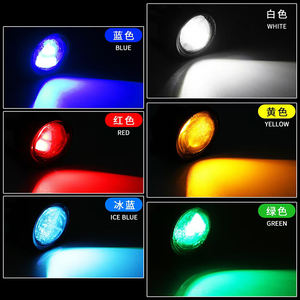 YD Lumière LED Clignotante Œil d'Aigle Température de Couleur Bleue 3000K Lampe <span class=keywords><strong>Arrière</strong></span> DRL pour Voiture et <span class=keywords><strong>Moto</strong></span> Ampoule LED Œil de Faucon - Product Image 3