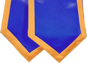 Manufacturer Supply Graduation Stole Satin Polyester Large Sublimation Blanks Stole 60inch for Adult Graduation <b>Shawl</b> - Product Image 4