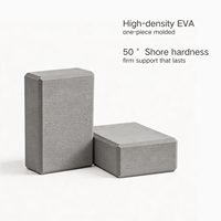 Bloc de yoga longue durée en mousse EVA 230x150x75mm 280g, résistant à la compression et aux fissures, accessoires de Pilates, vente en gros directe usine