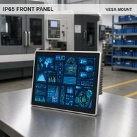 Ordinateur industriel YCT avec écran tactile HMI et affichage HUD pour système de surveillance d'alarme incendie