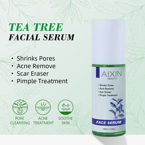 AiXin Etiqueta Privada 100mL antienvejecimiento hidratante arrugas removedor de espinillas tratamiento del acné árbol de té suero facial antiacné - Product Image 2