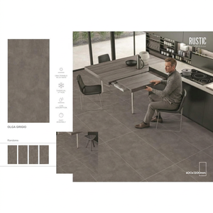 Orion Crema Rustic Marble Look Porcelain Tiles 600x1200mm Matte Finish for Contemporary Interiors - Product Image 5