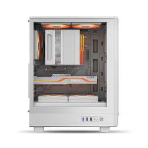 Boîtier de jeu pour ordinateur Hurricane Beast prend en charge le refroidissement par eau 240 et les cartes mères ITX, MATX, ATX avec surface en maille - Product Image 2