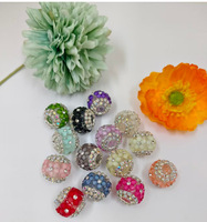 Nouvelles perles colorées en forme de fleur, de lanterne et de boule, à trou droit, pour DIY, stylos, chaînes de téléphone portable, porte-clés, chaînes de sac et accessoires