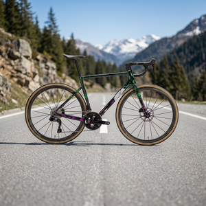 Vélo de route en fibre de carbone 700c, fourche à double frein à disque, 11 vitesses, selle performante, roues en alliage d'aluminium - Product Image 1