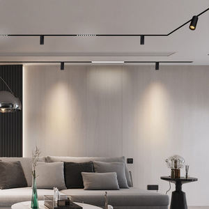Commercial <b>Modern</b> Indoor <b>Lighting</b> Recessed Magnetic 48V Magnetic Track Folding Grille Light for Home Office Commercial Shop - Product Image 1