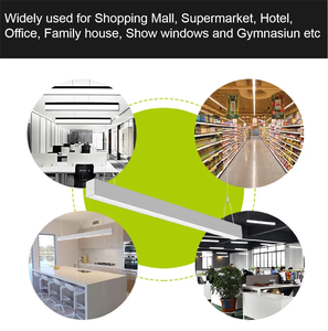 Hiện đại 30 Wát tuyến tính <span class=keywords><strong>LED</strong></span> ánh sáng lịch thi đấu 3-4ft trần mặt dây treo cho văn phòng sử dụng hiệu quả cao <span class=keywords><strong>LED</strong></span> ống - Product Image 6