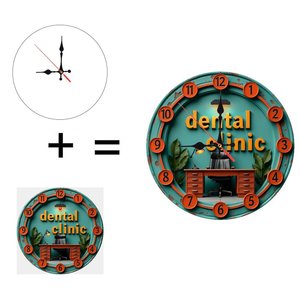 Round Wooden Wall <b>Clock</b> 25x25Cm Natural Log Color Quiet Movement Home Bedroom Living Room Hanging <b>Clock</b> - Product Image 5