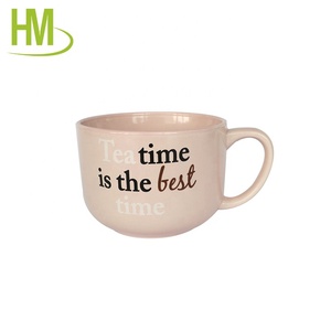 Tasse <span class=keywords><strong>à</strong></span> soupe en céramique émaillée 22oz Big Jumbo avec impression de logo personnalisé en couleur populaire pour la rentrée des classes - Product Image 2