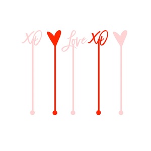 ชุดไม้คนค็อกเทลรูปหัวใจ 5 ชิ้น อะคริลิค ของขวัญตกแต่งเค้กสำหรับวันวาเลนไทน์ - Product Image 3