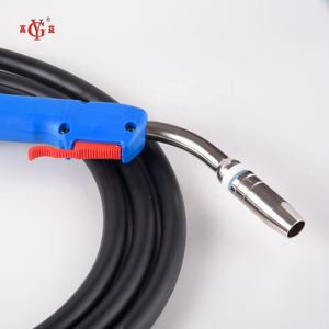 Antorcha de Soldadura <span class=keywords><strong>MIG</strong></span> de Alta Calidad de 3M/4M/5M, 180 Amp, Refrigerada por Gas, <span class=keywords><strong>MB15</strong></span>, Conector Europeo, Binzel 15AK - Product Image 1