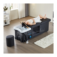 Thérapie de circulation d'eau de lit de shampooing de Spa de tête japonaise professionnelle portative pour des écoles d'hôtels aucune plomberie requise pour le salon