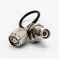 Câble coaxial RF TNC vers TNC RG174 10 cm, câble de raccordement TNC-m vers TNC-f RG58
