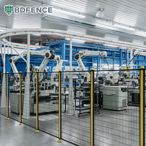 Barrière de sécurité pour robot industriel, fonction antistatique, adaptée aux usines électroniques, clôture d'isolation pour robot en atelier - Product Image 5