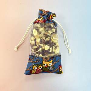 Sacs en coton et ramie à cordon de serrage imprimés 10x15cm, sachets en organza pour fenêtre, sachets de lavande pour le thé, le café, les herbes, le stockage - Product Image 3