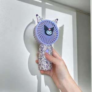 Haute qualité nouveau diamant Mini ventilateur de cils portatif USB ventilateur de climatisation Rechargeable pour outil d'extension de cils - Product Image 4