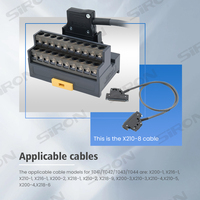 Module de bornier électrique compact SiRON T041/T042/T043/T044 X210 10/20/34/40 broches, entrée/sortie, MIL DC24V, rail DIN