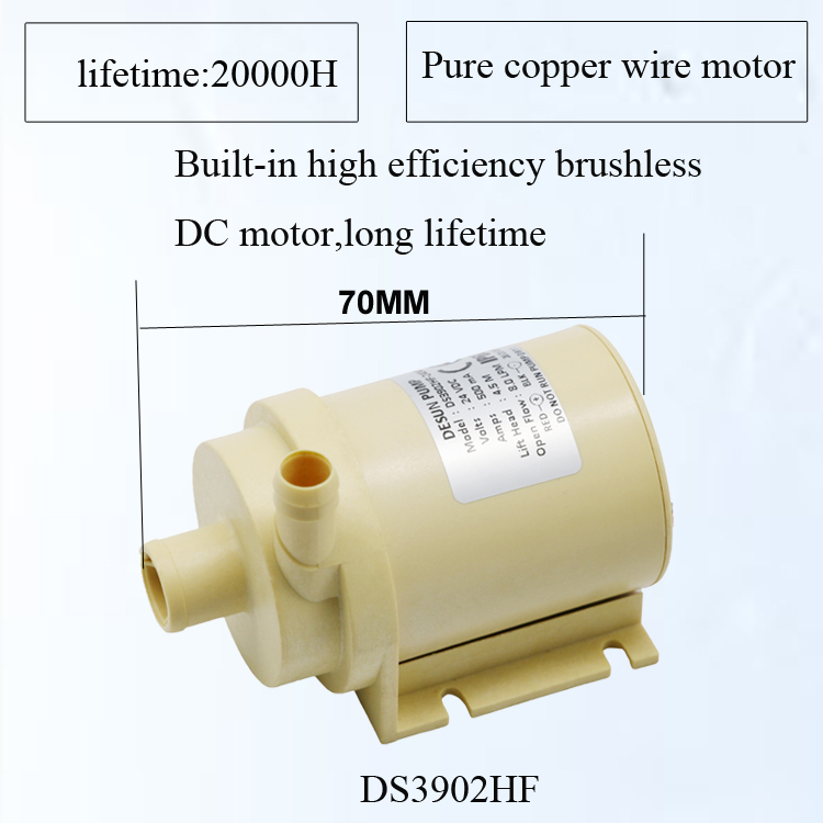 DESUN 12V 24v Mini Brushless Dc Hot Water Circulation Pump for Boiled Water Machine · image 3