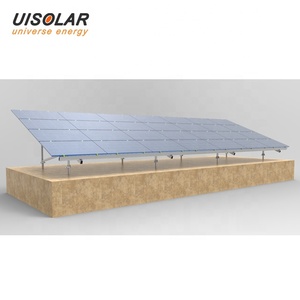 Uisolar <span class=keywords><strong>panel</strong></span> năng lượng mặt trời cực gắn nhôm thép mặt đất nghiêng Hệ thống điều chỉnh khung quang điện cho tấm pin mặt trời - Product Image 6