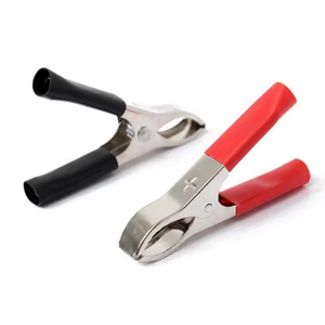 30A rouge + noir 80mm Crocodile voiture <span class=keywords><strong>caravane</strong></span> Van batterie Test plomb Clips meilleure Promotion pinces crocodiles - Product Image 5