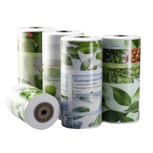 <span class=keywords><strong>Film</strong></span> plastique laminé de qualité alimentaire éco-responsable, flexible et sûr, sans BPA, en rouleau pour l'emballage automatique des aliments - Product Image 1