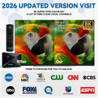 Boîtier TV Android 4K STREAMX, Android 14, boîte TV intelligente, WiFi 6, Bluetooth, HDMI, décodeur, boîte TV multifonctionnelle, version mondiale