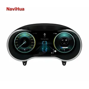 Navihua 10.25 Inch Car Gauges Dashboard Digital Speedometer LCD Instrument Cluster for Mercedes Benz C GLC Class 2015-2018