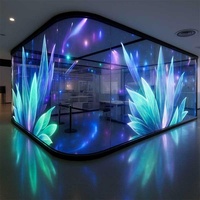 Affichage LED transparent flexible à économie d'énergie VORTEX pour la décoration de vitrine de magasin de détail