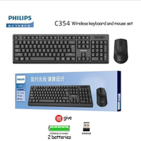 Ensemble clavier et souris sans fil AOC Km210 2.4G, tout-en-un, pour le bureau, ordinateur portable, en stock