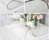Coussin de table en PVC, planche souple, nappe en PVC, planche en cristal, coussin transparent en cristal souple