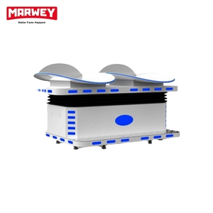 เครื่องเล่นเกมส์เสมือนจริง Marwey 2 ที่นั่ง สกีสไลด์ <span class=keywords><strong>VR</strong></span> จำลองการเล่นสกีเสมือนจริง และเกมส์อาร์เคดเสมือนจริง - Product Image 1