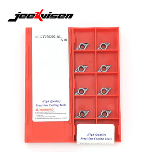 Inserto de torneado de carburo de tungsteno, herramienta de corte de torno CNC, mecanizado K10, - Product Image 1