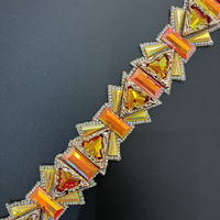 2024 Carnaval Party Dressing Strass Garnitures Cristal Chaîne Ruban Décoration