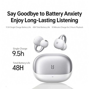 UGREEN WS221 HiTune S6 Pro Écouteurs sans fil à clipser à oreille ouverte avec traduction IA, Bluetooth 6.0, pour le sport - Product Image 3