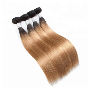 Cabello Humano Remy Virgen 100% Premium 1B/27 US, Liso Natural, Cutícula Alineada, Calidad Garantizada, Doble Trama a Máquina, Grado 6A-9A - Product Image 3