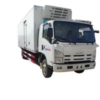 Camion frigorifique ISUZU ELF KV600 4x2 de marque japonaise, camion de transport de poisson vivant de 5 tonnes avec système de refroidissement