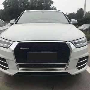 Parrilla de parachoques delantero Roadinjoy para <span class=keywords><strong>Audi</strong></span> Rsq3 Center Honeycomb Mesh Chrome ABS Material para <span class=keywords><strong>Audi</strong></span> <span class=keywords><strong>Q3</strong></span> <span class=keywords><strong>Quattro</strong></span> Style 2016-2018 - Product Image 3