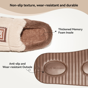 Chaussons pour hommes à enfiler avec mousse à mémoire de forme pour intérieur et extérieur, lavables en machine - Product Image 2