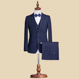 Uniforme de oficina hecho <span class=keywords><strong>a</strong></span> <span class=keywords><strong>medida</strong></span> hecho <span class=keywords><strong>a</strong></span> mano para hombre, <span class=keywords><strong>medida</strong></span> personalizada, cuello en V, <span class=keywords><strong>traje</strong></span> de dos botones con pantalones de tela, ocasión de negocios - Product Image 1