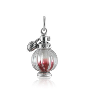 Colgante de Plata de Ley 925 con Diseño de Poción del Amor en Cristal Artístico para la Creación de Joyería Personalizada - Product Image 1