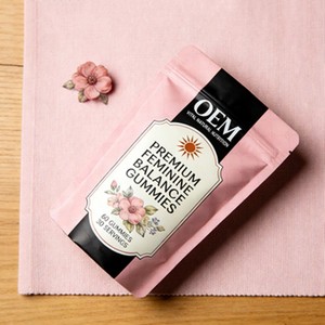 Gummies OEM/ODM pour l'équilibre hormonal féminin : Myo-Inositol, Vitamine D3, Mélange Herbal – Soutien PCOS, Cycle de Fertilité, Santé Intestinale - Product Image 3