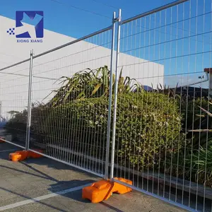 Recinzione in cemento zincato con pali per recinzione temporanea in acciaio di sicurezza