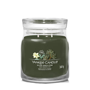Yankee Candle - Barattolo Medio con 2 Stoppini, Fragranza Silver Sage e Pino - Product Image 1