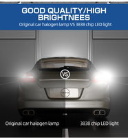 Nouvelles ampoules LED T10 BA9S W5W 3838 3SMD à décodage Canbus, luminosité accrue, gradation progressive, directement de l'usine